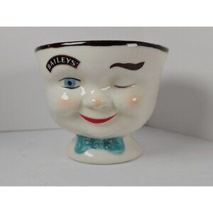 Vintage Baileys Irish Cream Winking Sugar Bowl Limited Edition Polka Dot Bow Tie